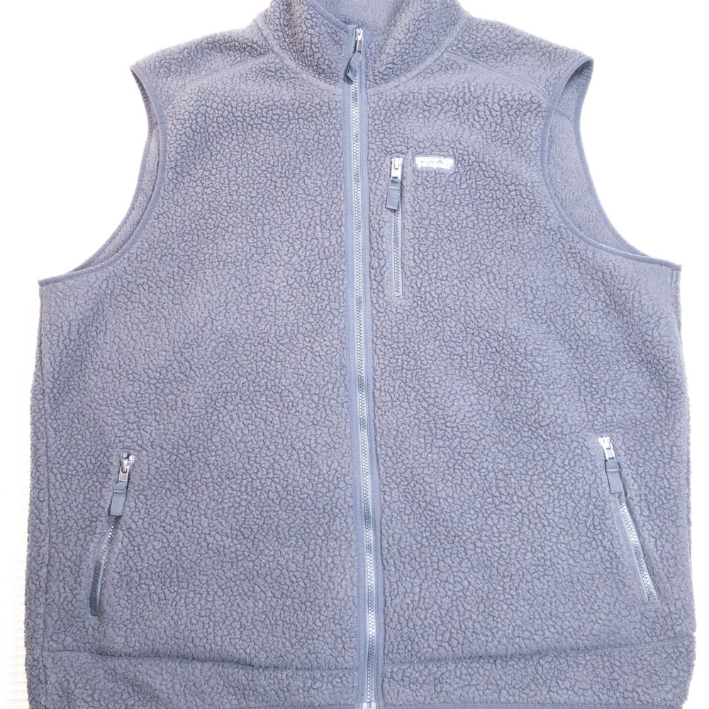 Patagonia Classic Retro-X Fleece Vest Mens 3XL Grey Blue Windproof Pile 23048